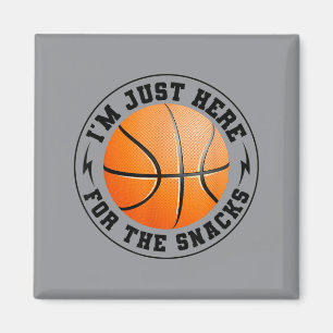 Imã Fã de Basquete Estou Aqui Pelos Lanches Engraçado