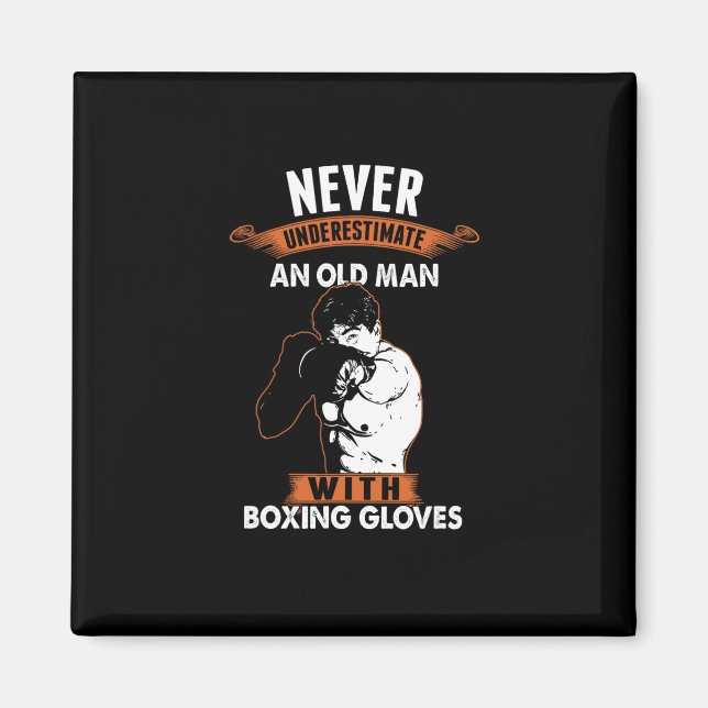 Imã Fã de Boxeador de Boxe Comt Esportes Kickboxing An (Frente)