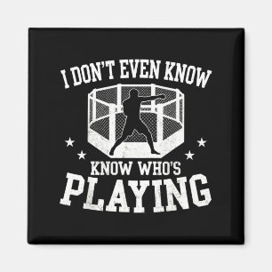 Imã Fã de esportes de MMA engraçado que nem sabe quem