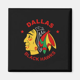 Imã Fã de hóquei vintage Dallas Black Hawks