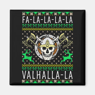 Imã Fa-la-la-la Valhalla-la Deus Viking Natal Feio