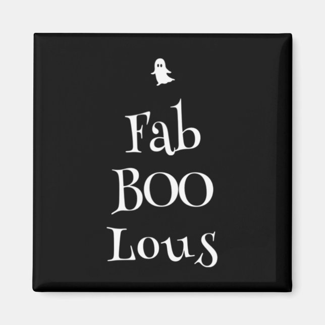 Imã Fab Boo Lous Halloween Ghost (Frente)