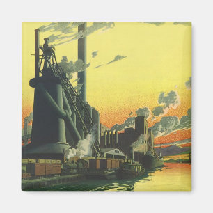 Imã Fábrica de Negócios Antiga, Fabricação em um Cais