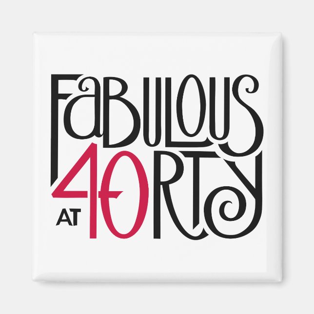 Imã Fabuloso a 40 vermelho (Frente)