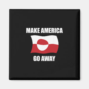 Imã Faça a América Desaparecer - Bandeira da Groenlând