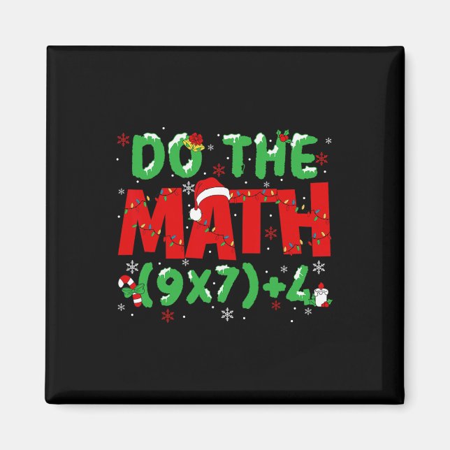 Imã Faça A Equação Matemática Natal Professor De Matem (Frente)