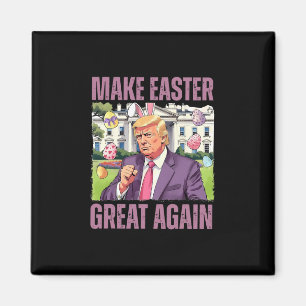 Imã Faça a Páscoa Grande Novamente Bunny Trump Engraça