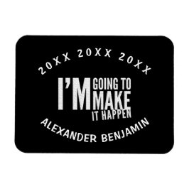 Ímã Faça Acontecer O Ano Inspirado Motivar Personaliza