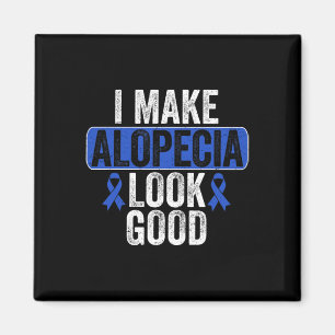 Imã Faça Alopecia Parecer Bom Cabelo Perdendo Fita Azu