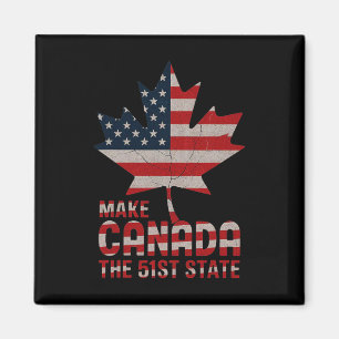 Imã Faça Ao Canadá As 51 ruas Estadunidenses Bandeira 
