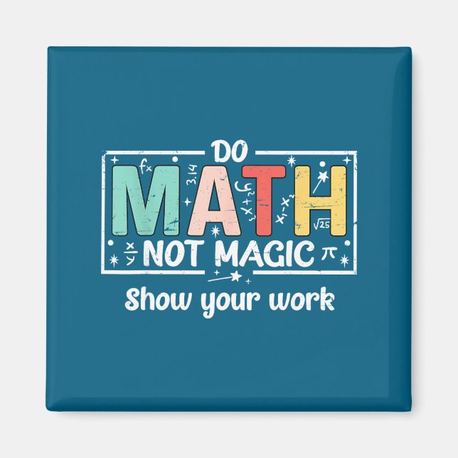 Imã Faça Matemática Divertida Não Professor de Matemát (Frente)