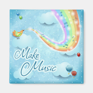 Imã Faça música, arte digital