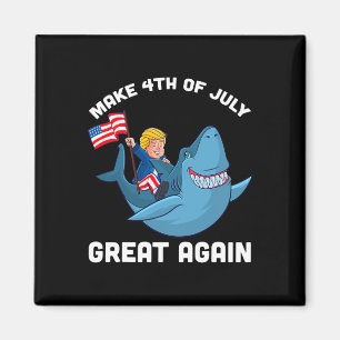 Imã Faça o 4 de Julho Grande Novamente Donald Trump Tu