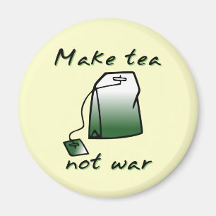 Imã Faça o chá não guerrear humor engraçado do ím