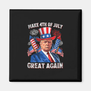 Imã Faça o Dia 4 de Julho Grande Novamente Trump Fogos