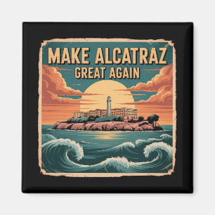 Imã Faça o Excelente de Alcatraz novamente Trump 2