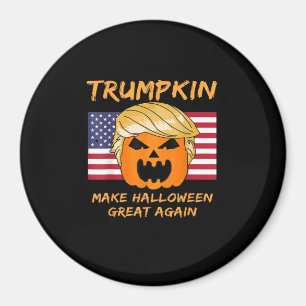 Imã Faça o Excelente de Halloween de novo Trumpkin