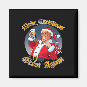 Imã Faça o Excelente de Natal de novo 2024 Trump Engra
