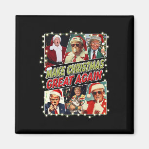 Imã Faça o Excelente de Natal de novo Donald Trump Meg