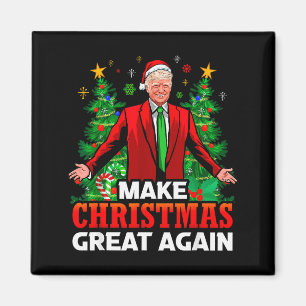 Imã Faça o Natal Grande Novamente Papai Noel President
