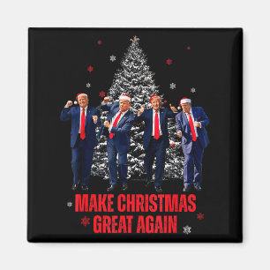 Imã Faça o Natal Grande Novamente Papai Noel Trump Dan