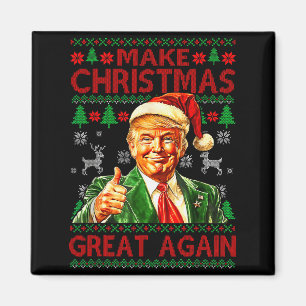 Imã Faça o Natal Grande Novamente Xmas Divertido Trump