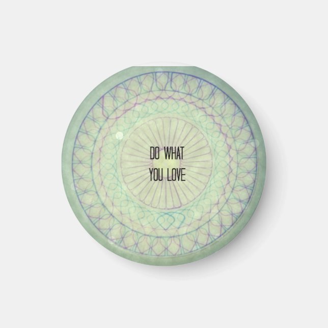 Imã Faça o que você ama MAGNET (Frente)