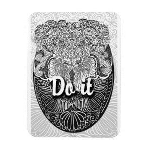 Ímã Faça-o - uma citação positiva