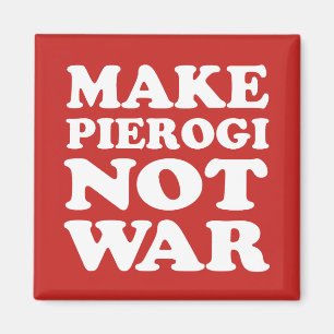 Imã Faça o vermelho da guerra de Pierogi não