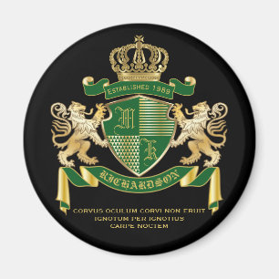 Imã Faça seu próprio Casaco de armas emblema de leã