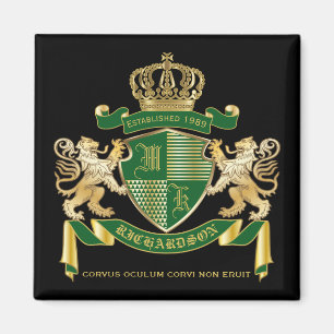 Imã Faça seu próprio Casaco de armas emblema de leã