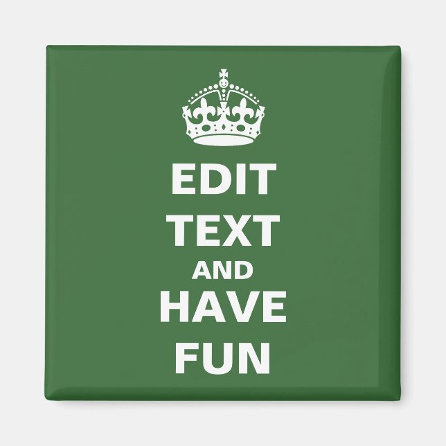 Imã Faça seu próprio ímã paródia! (Frente)