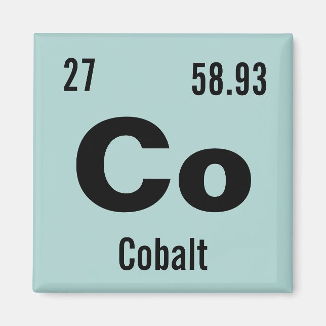 Imã Faça sua própria Mesa periódica dos elementos (Frente)
