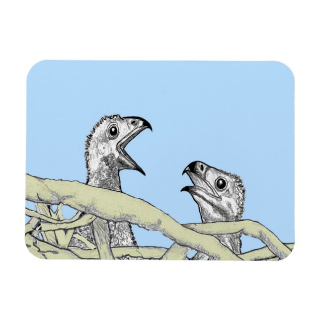 Ímã Faça um barulho alegre As Águias Serem A Segunda N (Horizontal)