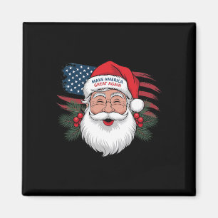 Imã Faça Um Excelente De Natal Novamente Xmas Trump Me