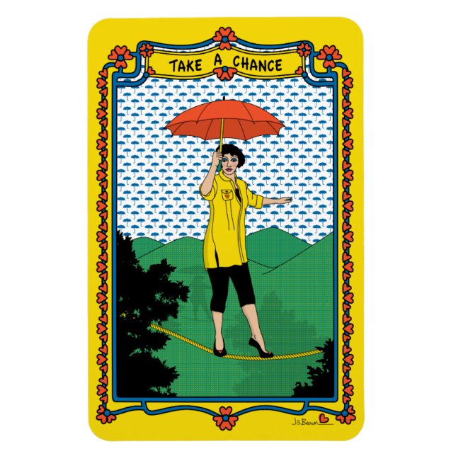 Ímã Faça Um Refrigerador Chance_B_4x6 (Vertical)