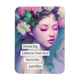 Ímã Faça uma citação grande e inspiradora para a filha