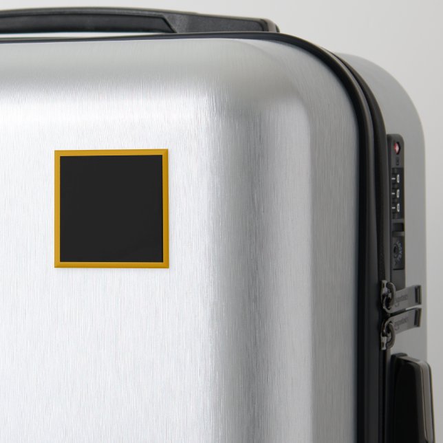 Imã Faça você mesmo Adicionar imagem, texto ou logotip (In Situ (Luggage))