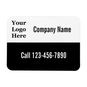 Ímã Faça você mesmo seu anúncio móvel  Seu logotip