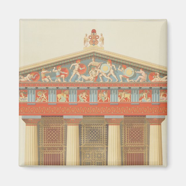 Imã Facade of the Temple of Júpiter at Aegina (323-27) (Frente)