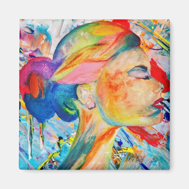 Imã Face a muitas cores (Frente)