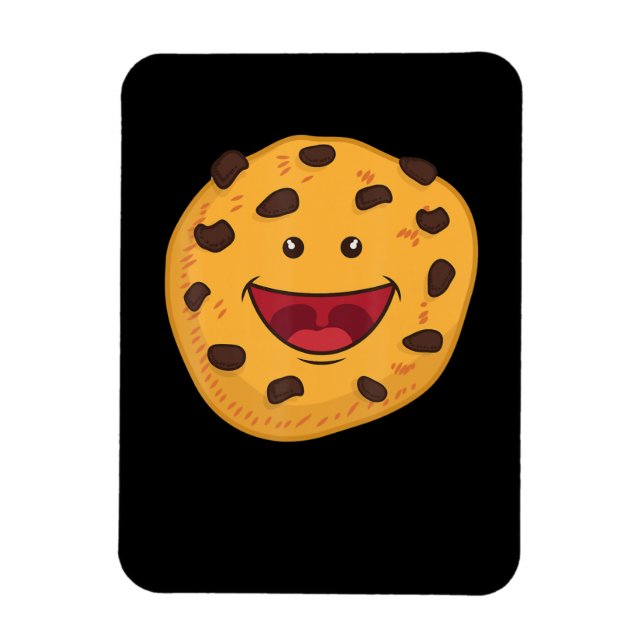 Ímã Face Chip Cookie Chocolate | Produto Halloween (Vertical)