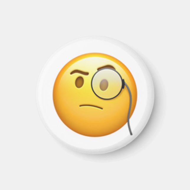 Imã Face com círculo - Emoji (Frente)