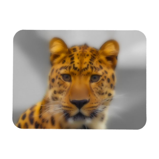 Ímã Face Leopardo (Horizontal)