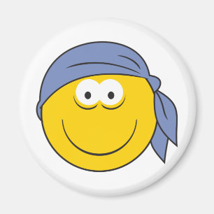 Imã Face Pirata Bandana