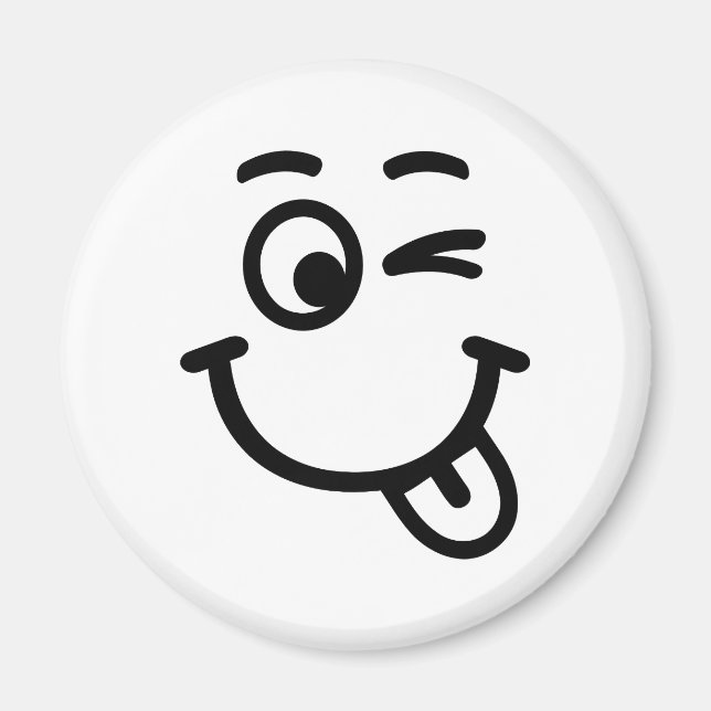 Imã face piscar os olhos (Frente)