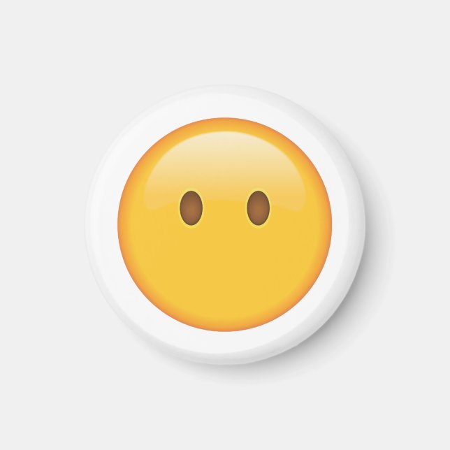 Imã Face sem Boca - Emoji (Frente)