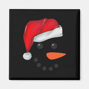 Imã Face Snowman Homens da Família Esquadrão de Natal