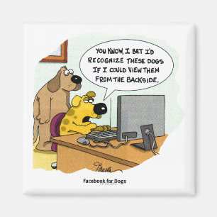 Imã Facebook para Cães