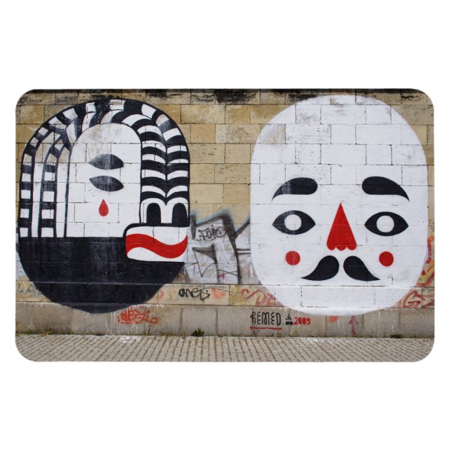 Ímã Faces brancas (Horizontal)